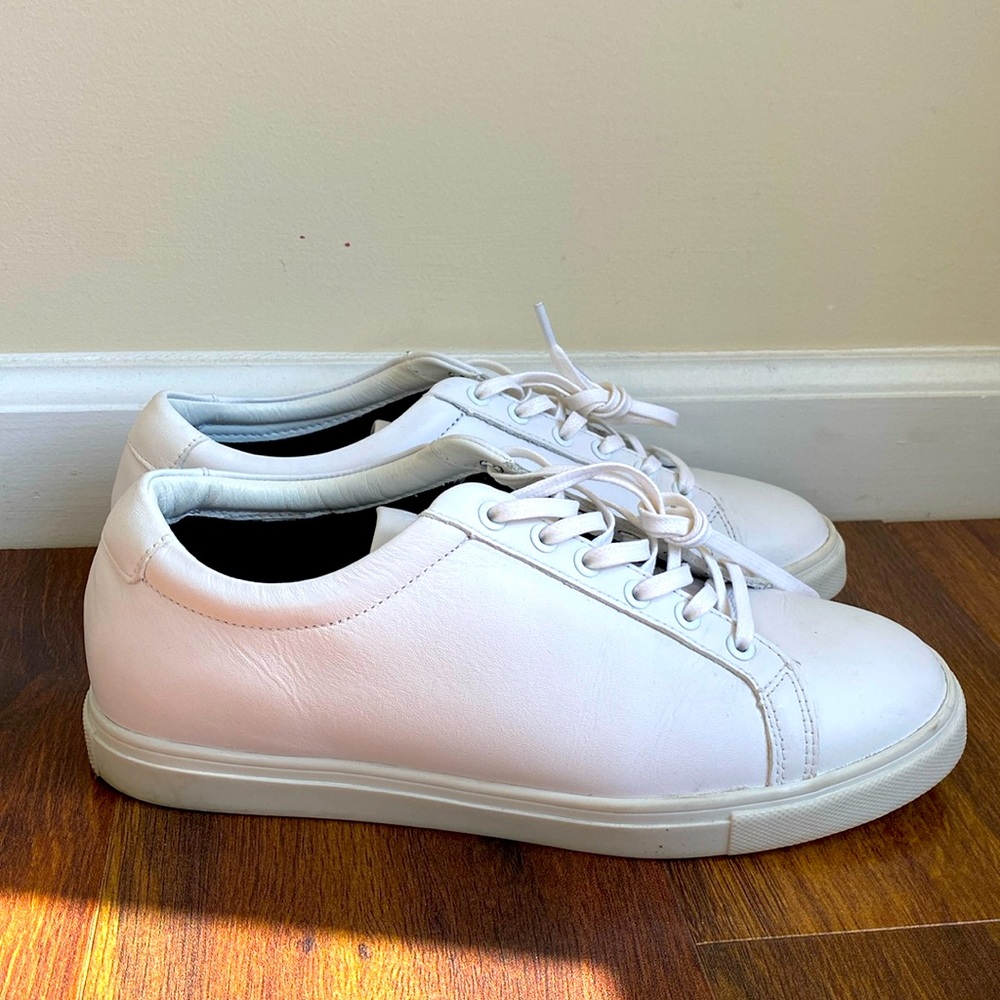 Patina PLG Leather Low White Sneakers Portland Leather Goods